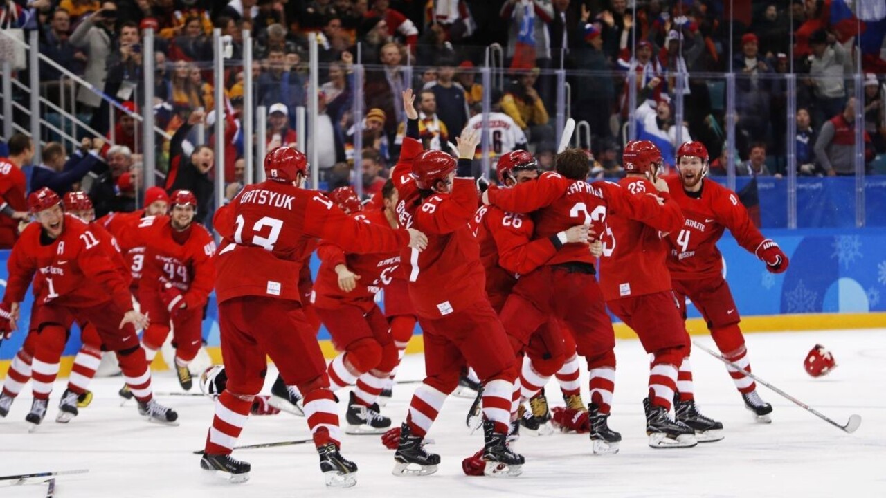 Hokejisti Ruska získali zlaté olympijské medaily, zdolali reprezentáciu Nemecka
