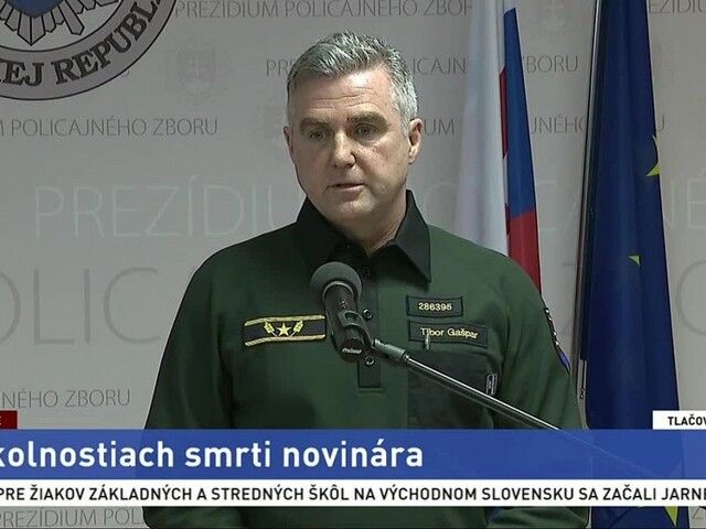 TB T. Gašpara o okolnostiach smrti novinára Jána Kuciaka