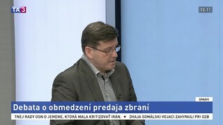 HOSŤ V ŠTÚDIU: I. Kunsch o debate o obmedzení zbraní