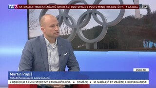 ŠTÚDIO TA3: M. Pupiš o olympiáde a stave slovenského športu