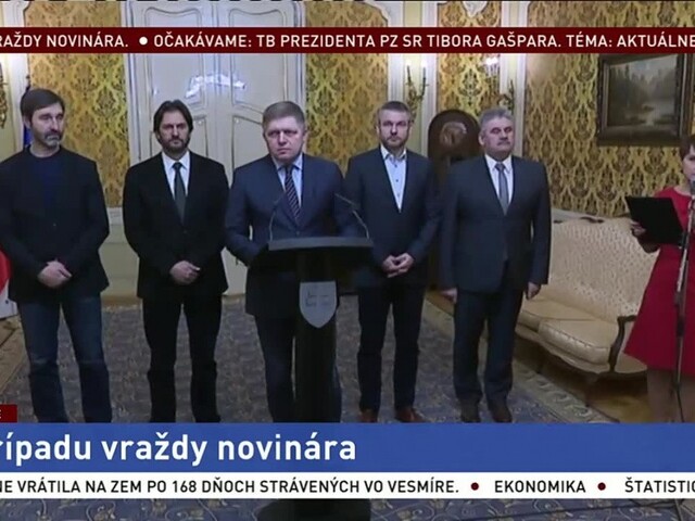 Vyhlásenie predsedu vlády k prípadu vraždy novinára