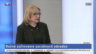 M. Sameková o ročnom zúčtovaní sociálnych odvodov