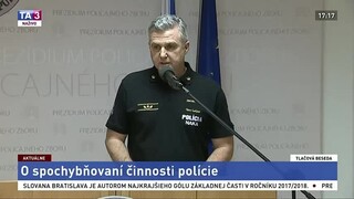 TB T. Gašpara o spochybňovaní činnosti polície