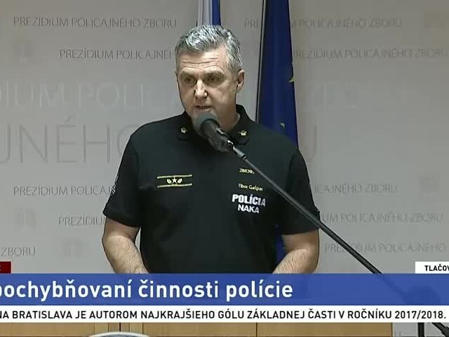 TB T. Gašpara o spochybňovaní činnosti polície