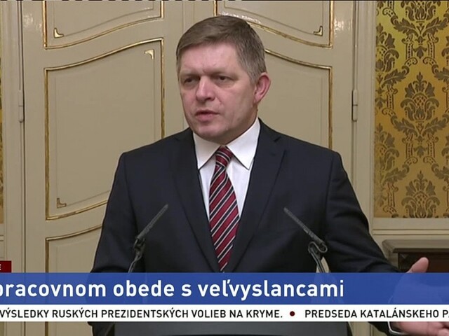 Vyhlásenie R. Fica po pracovnom obede s veľvyslancami