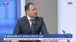 HOSŤ V ŠTÚDIU: S. Pánis o zavedení importných ciel USA