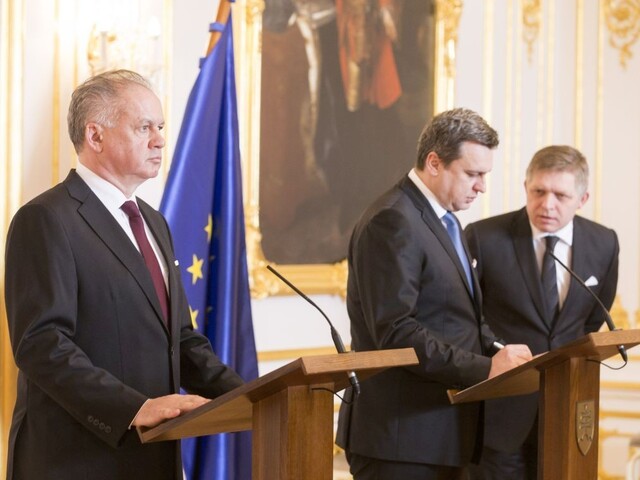 Kiska, Danko a Fico sa na hrade nezhodli na spoločnej formulácii