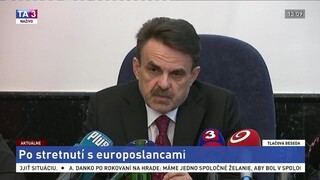 TB generálneho prokurátora J. Čižnára po stretnutí s europoslancami