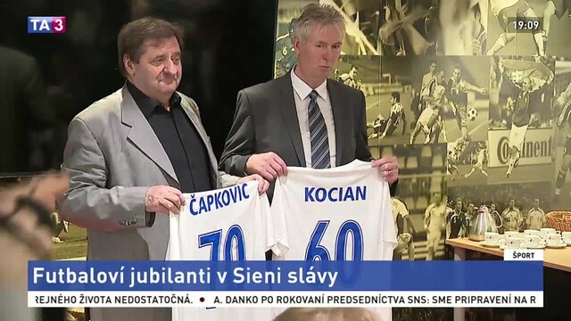 Bývalé slovenské futbalové hviezdy uviedli do siene slávy