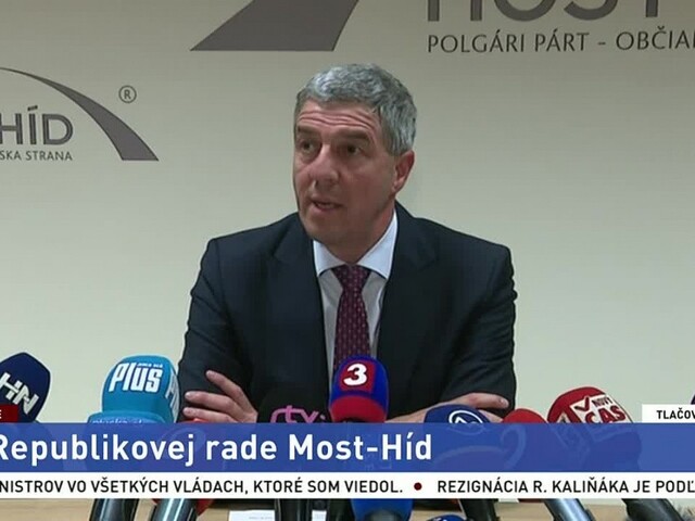 TB strany Most-Híd po skončení Republikovej rady