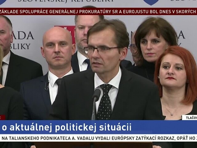 TB predstaviteľov SaS o aktuálnej politickej situácii