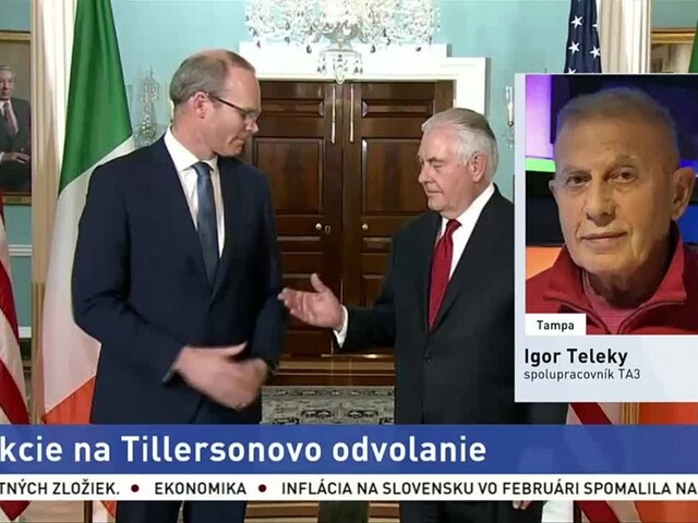I. Teleky o reakciách na odvolanie R. Tillersona