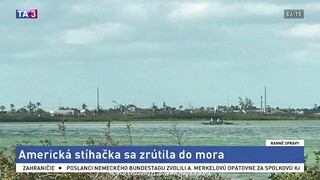 Americká stíhačka sa zrútila do vody, dvaja členovia posádky neprežili
