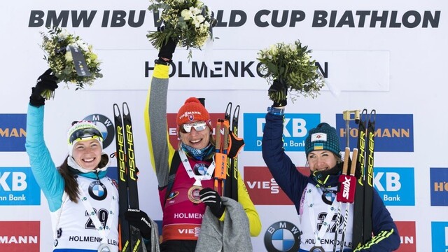 Je absolútna špička. Kuzminová získala v šprinte na 7,5 km zlato