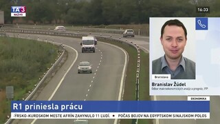 Analytik B. Žúdel o prínose rýchlostnej cesty R1