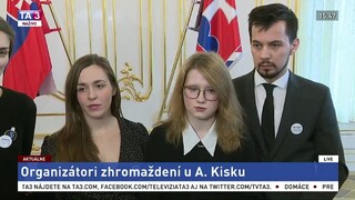 TB A. Kisku po stretnutí so zástupcami iniciatívy Za slušné Slovensko