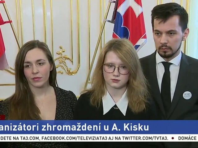 TB A. Kisku po stretnutí so zástupcami iniciatívy Za slušné Slovensko