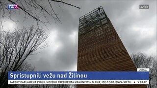 Žilina chce prilákať turistov, nad mestom sprístupnili vežu