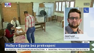 Politológ J. Lenč o význame volieb v Egypte