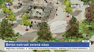 Námestie v Žiari nad Hronom sa dočká zmeny, betón nahradí zelená oáza