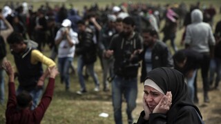 Protesty v pásme Gazy vyústili do streľby na demonštrantov