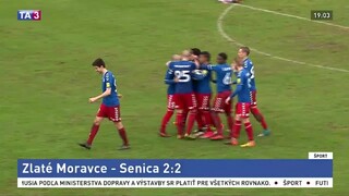 Fortuna liga: Zlaté Moravce potešil prvý bod, Senica sa posunula