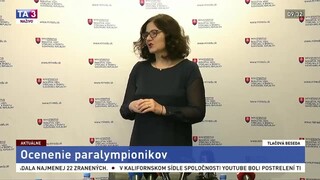TB M. Lubyovej a J. Riapoša o ocenení paralympionikov
