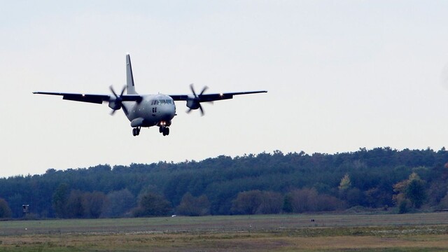 Slovenská armáda dostala druhý Spartan, pristál v Kuchyni