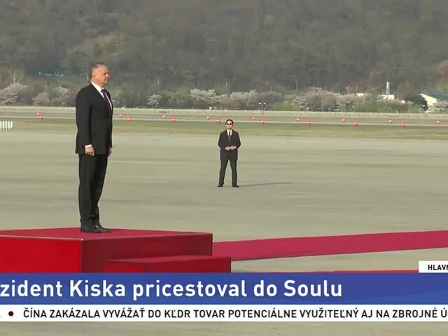 Kiska pricestoval do Soulu, chce zlepšiť bilaterálne vzťahy