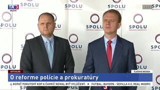TB M. Beblavého a P. Nechalu o reforme polície a prokuratúry