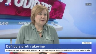 HOSŤ V ŠTÚDIU: E. Kováčová o Svetovom dni boja proti rakovine