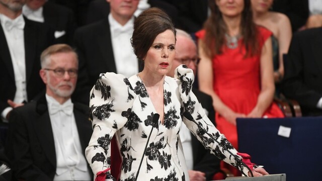 Odstúpila šéfka akadémie, ktorá rozhoduje o Nobelových cenách