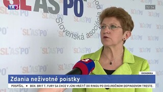 Šéfka Slovenskej asociácie poisťovní J. Žáková o zdanení poistiek