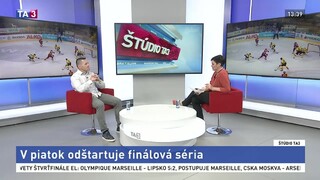 ŠTÚDIO TA3: Bývalý hokejista M. Lažo o finále Tipsport ligy