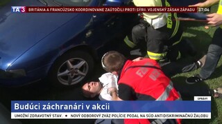 Študenti si vyskúšali prácu v teréne, zachraňovali ľudské životy