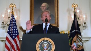 D. Trump a J. Dunford o podniknutých útokoch v Sýrii