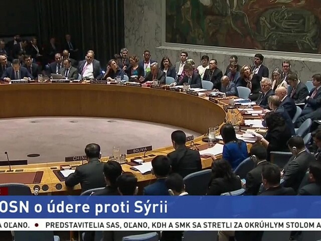 Bezpečnostná rada OSN o útokoch v Sýrii