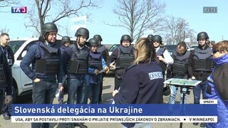 Pozorovateľov OBSE sprevádzala na Ukrajine slovenská delegácia