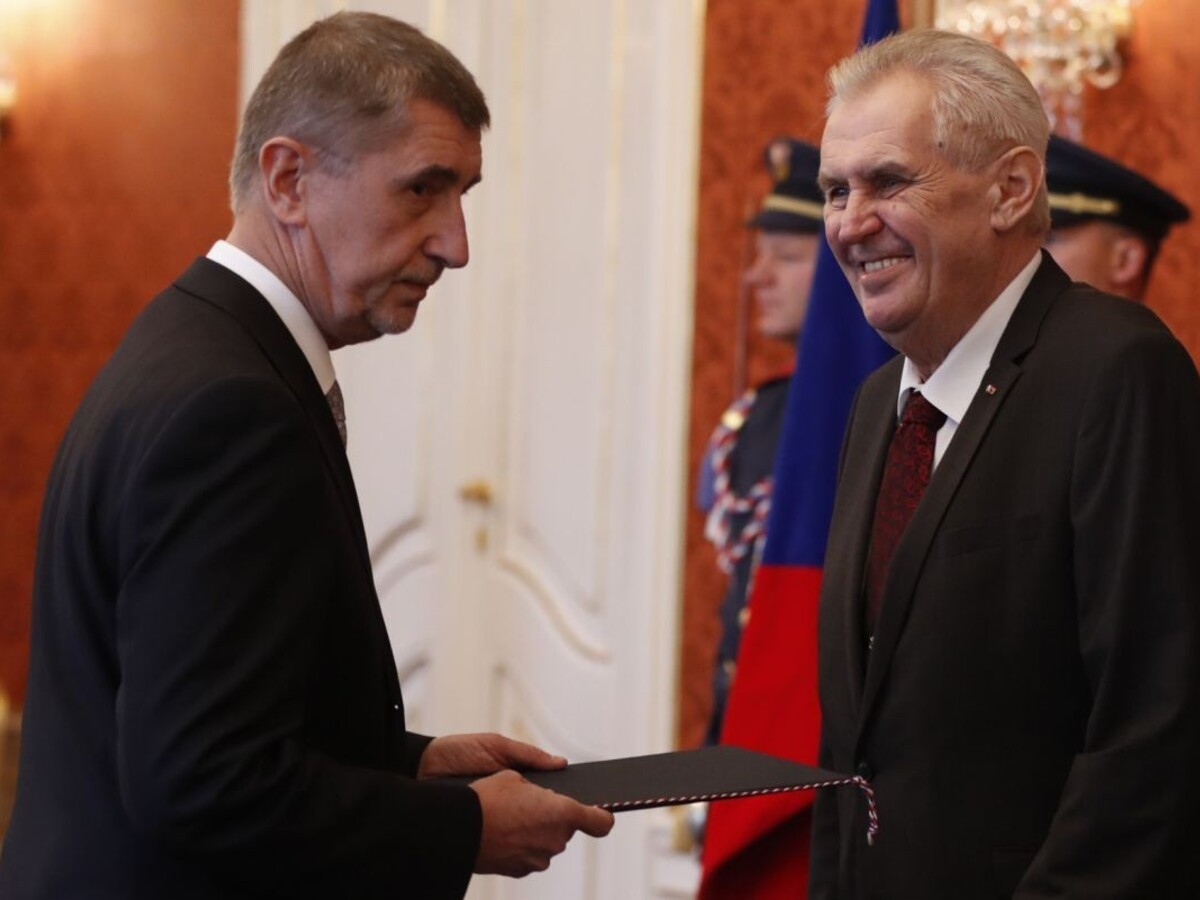 Babiš bol u Zemana na zámku, hovoril s ním o zostavovaní vlády