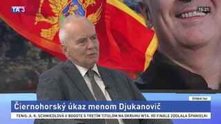 ŠTÚDIO TA3: J. Lőrincz o novom čiernohorskom prezidentovi