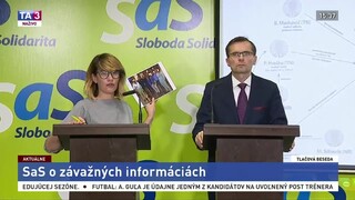 TB strany SaS o úniku policajných informácií