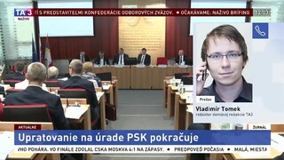 V. Tomek o upratovaní na úrade Prešovského samosprávneho kraja