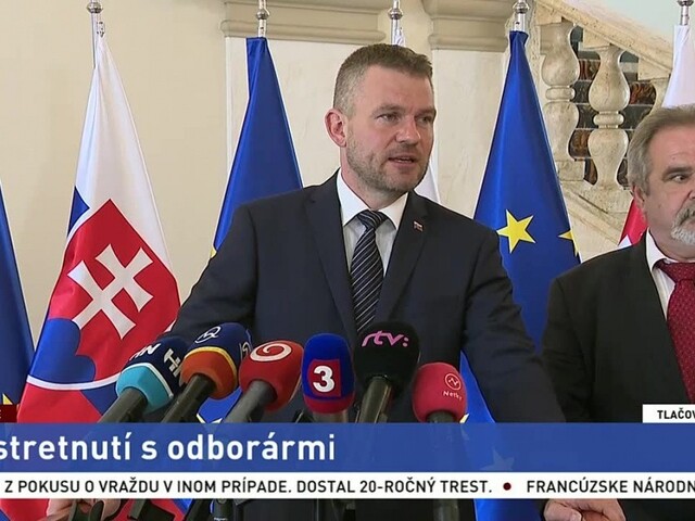 TB P. Pellegriniho po stretnutí s predstaviteľmi Konfederácie odborových zväzov