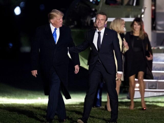 Macron navštívil USA, s Trumpom budú rokovať o zahraničnopolitických otázkach