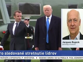 Politológ J. Rupnik o stretnutí E. Macrona s D. Trumpom