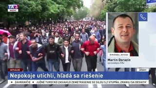 Spravodajca M. Dorazín o aktuálnej situácii v Arménsku