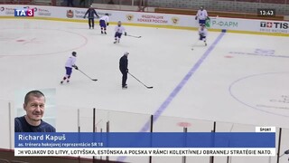 Asistent trénera R. Kapuš o výkonoch slovenských hokejistov