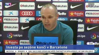 Iniesta končí v Barcelone, v Európe už hrať nebude