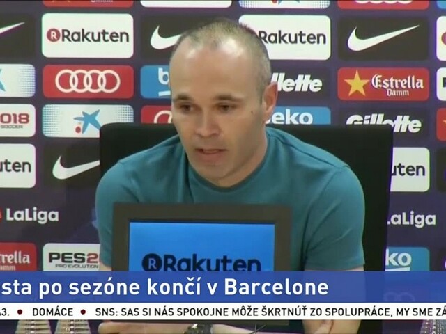 Iniesta končí v Barcelone, v Európe už hrať nebude