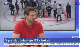 ŠTÚDIO TA3: B. Valábik o šanciach slovenských hokejistov